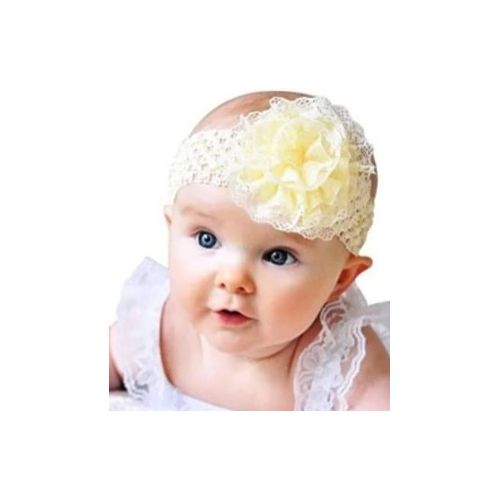 Baby Girl 6 In 1 Small Band Hair Accessories-White