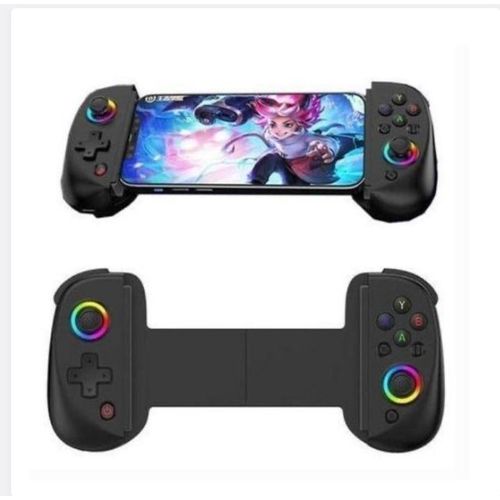 D8 Telescopic & Wireless Mobile Phone Gamepad with Turbo 6-axis Gyro, Vibration Bluetooth - Compatible 5.2 for Android, iPhone, Switch, PS4 & PC