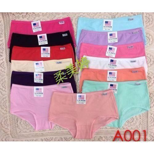 Ladies Cotton Panties - 6 In 1 (Multicolor) - Color Served as Available