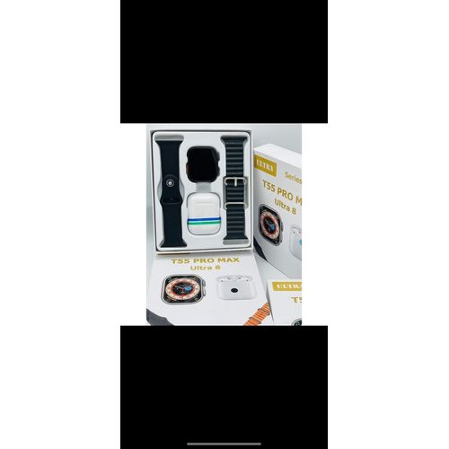 T55 PRO MAX SMART WRISTWATCH ULTRA 8 And AirPods