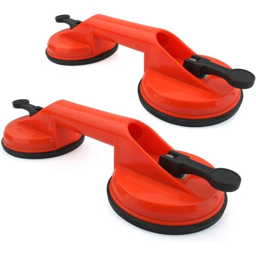 1 pcs Glass Suction Cup Vacuum Suction Cup with Aluminum Handle, Heavy Duty Industrial Suction Cup Lifter Tool for Glass, Granite, Tile, Metal, Wood Panel Lifting