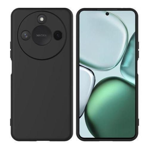 Silicon back case for Huawei honor x9c smart - black