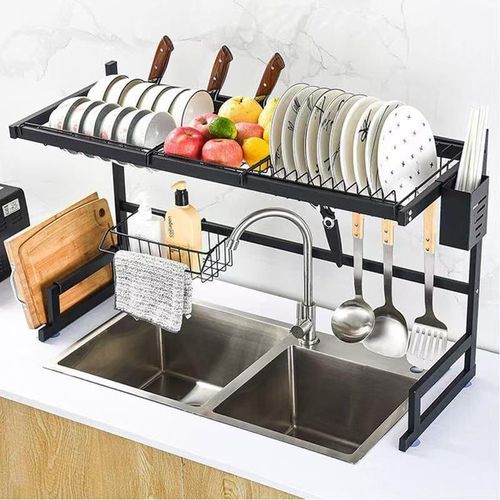 over-the-sink dish drying rack