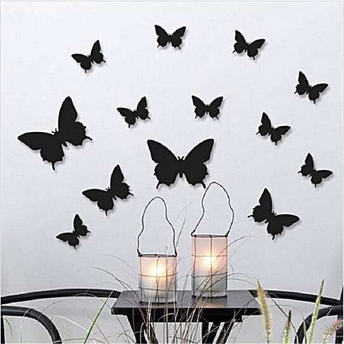 Generic Wall  Stickers Magnet Butterflies Diy Wall  Sticker 