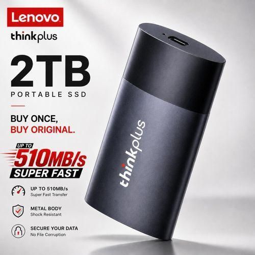 Portable SSD TypeC External Hard Drive - 2TB Storage Space USB Type C up to 510mbs speed