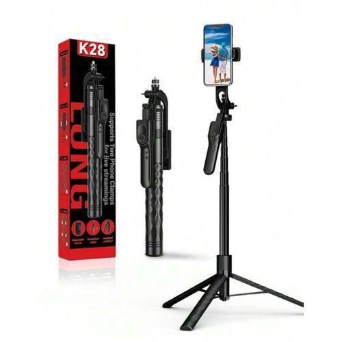 K28 Long Wireless Tripod Stand With Remote Shutter