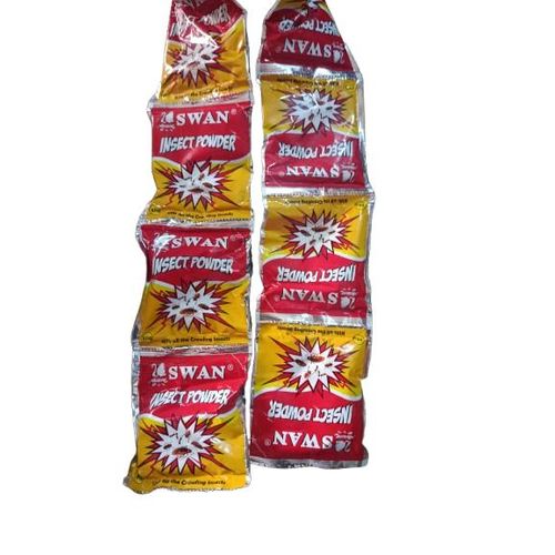 Swan Insect Powder, a product designed to kill crawling insects like cockroaches. 2 satchets.