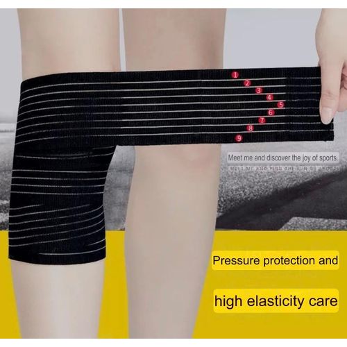 Elastic Knee Wrap Type Calf Protector Outdoor Basketball Football Fitness Squat Weightlifting Bandage