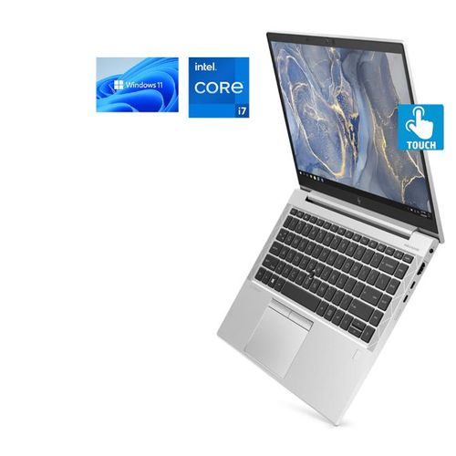 EliteBook 830 G7- Intel Core i7- TOUCHSCREEN -16GB RAM/512GB SSD/Backlit Key/FP Reader-10TH GEN- Windows 11 Pro+ BAG