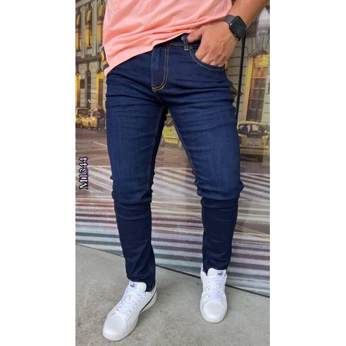 Classic Slim-Fit Denim Jeans Blue
