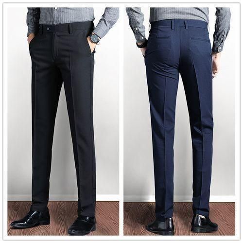 2 in 1 Suit Trousers For Men....Black and Blue