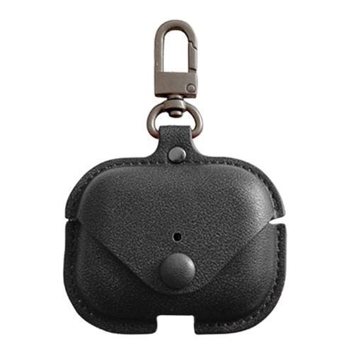 Leather Protective Case Cover For AirPods Pro Black