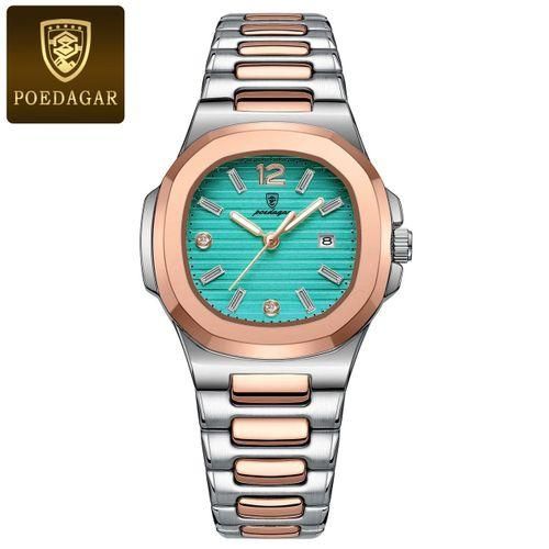 Super Elegance & Sophisticated Analogue Silver Steel Designer Wristwatch