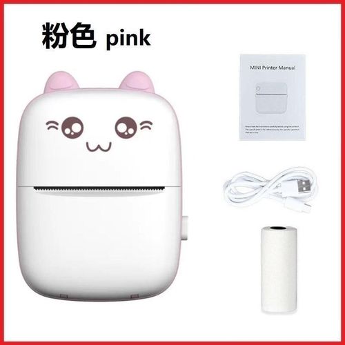 Portable Bluetooth Mini Thermal Printer – Wireless Pocket Label & Photo Printer