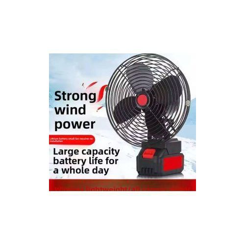 48V portable Portable Wireless Charging Lithium Battery Fan High Wind Power Small Size for Camping Indoor And Outdoor Use Home Appliances Rechargeable