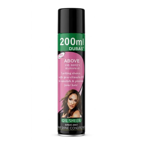 Dubas Oil Sheen Hairspray - 200ml - Conditioning Shine with Pro- Vitamin B5