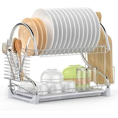 16 plates 2 Layers Stainless Steel Dish Drainer