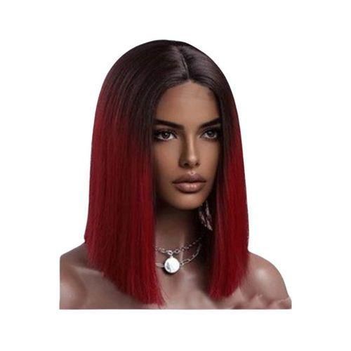 Blunt Cut Ombre Wig With Closure