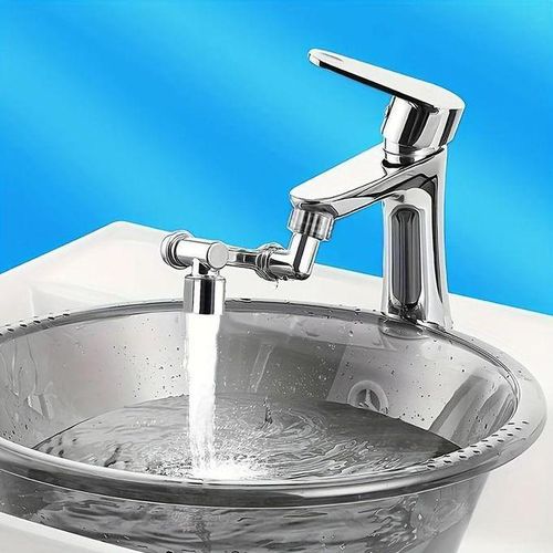 1pc Bathroom Splash Head 1080 Mechanical Arm Aerator, Rotatable Turn Extender Refit, Upgrade Kitchen