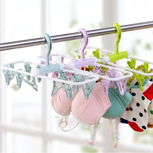 Foldable underwear hanger