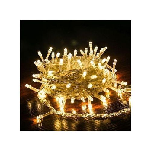 100 Bulbs LED Gold Christmas Light