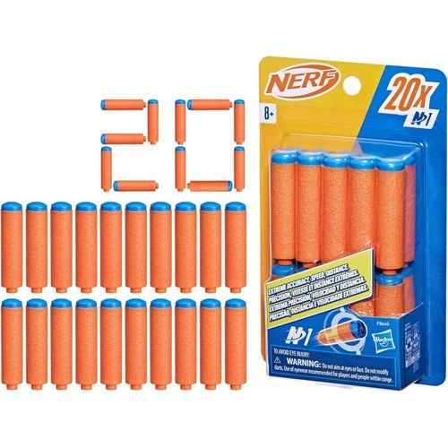 Nerf N Series N1 Darts, Includes 20 Refill Darts, Compatible Only with Nerf N Series Blasters