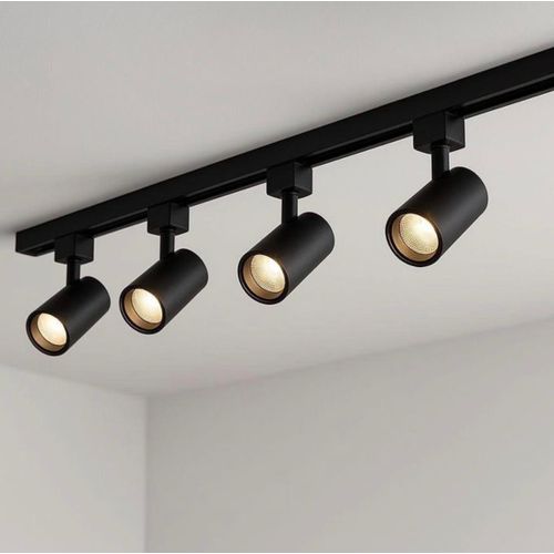 20watts 4 in 1 Track Light Adjustable Track Ceiling wall Spotlight 4 in 1 - Black