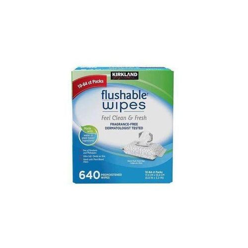 Flushable Wipes - 640counts