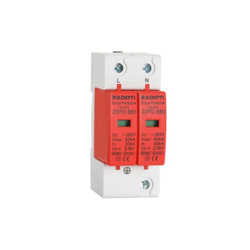Surge Protector 220v 2P Ac SPD Household Surge Lightning Protection Power Supply Lightning Protection 40ka Surge Protector