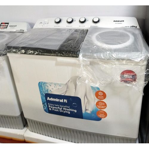 28kg Twin Tub Semi-automatic Washing Machine With Wash Storm