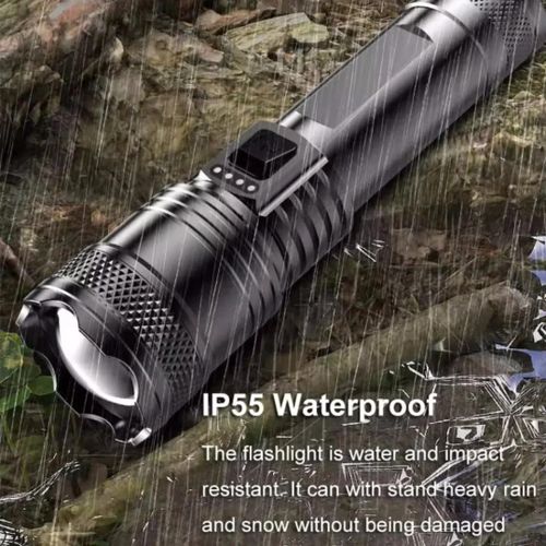 High-Power LED Rechargeable Flashlight –Zoomable