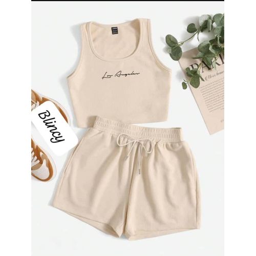 Beautiful 2pcs short for ladies