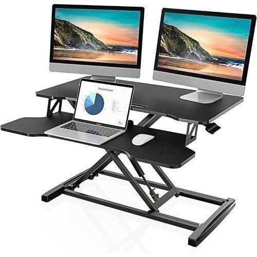 Desk Converter Height Adjustable Sit To Stand Riser