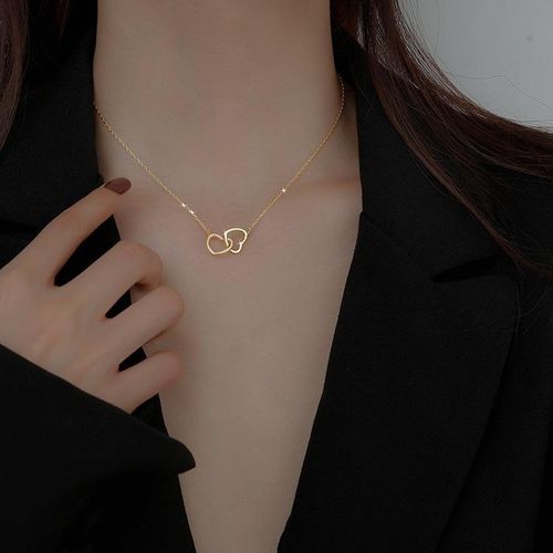 Ladies Luxurious Elegant Love Button Necklace
