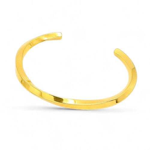 Men Gold Cuff Bracelet