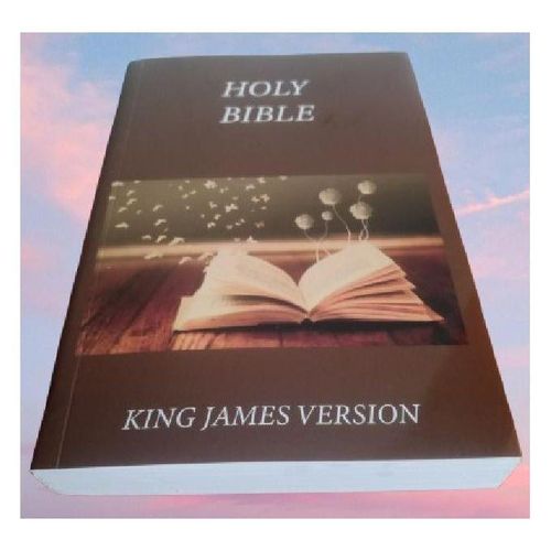 Holy Bible King James Version ( KJV) Large Print with Quality White printed & Easy to read ( Brown Color)