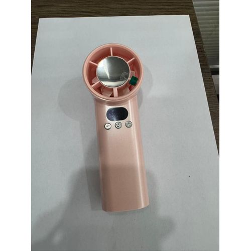 Portable Mini Fan, 3 Speed Handheld Fans with Power Display Flashlight, USB Rechargeable Battery, Lightweight Personal Cooling for Women Men Indoor Outdoor Travel