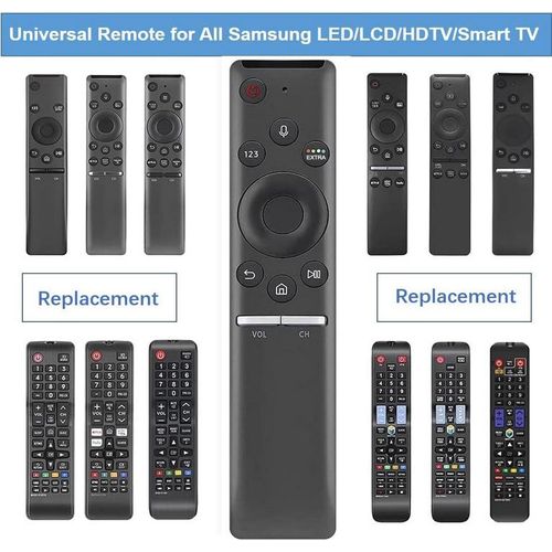 Smart Tv Replacemnet Remote Compatible for QLED UHD Frame Curved Solar 4K Q60 Q70 Q80 Q90 8 Series 9 Series TU8000 AU8000 With (Voice Remote Control)