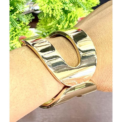 Gold Chunky Bangle for women