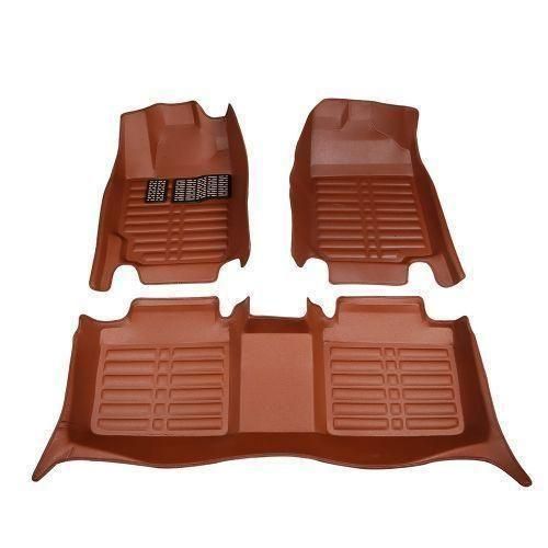 Toyota RAV4 2006-2012 3D Leather Foot Mat/carpet Water Proof Brown Color