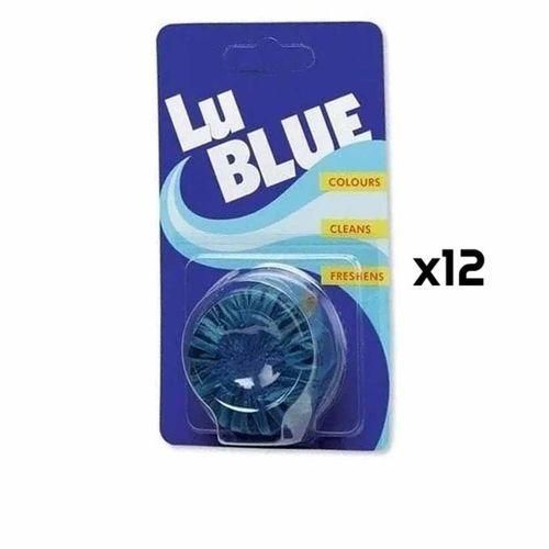 Lu Blue Toilet Disinfectant Blocks-12 Pcs