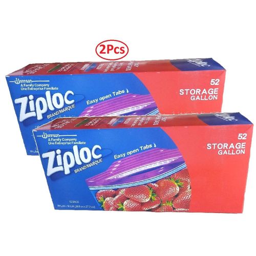 Storage Gallon 52 Bags (26.8cm X 27.3cm) x 2 packs