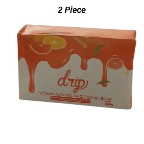 Drip-Vitamin C/Kojic Brightening Soap 165g-2 Piece.
