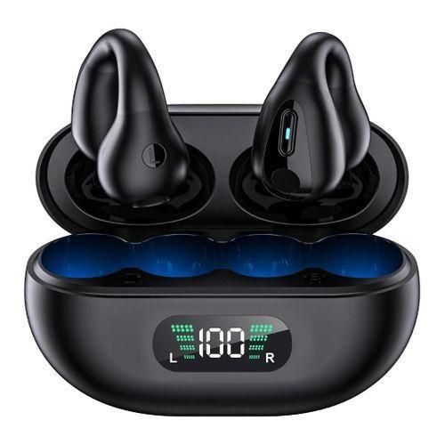 Simple And Compact Earbuds Wireless Noise Reduction No Pain Pin To Ear Sports Bluetooth Headset Headphone Earbuds for both iPhone and android devices