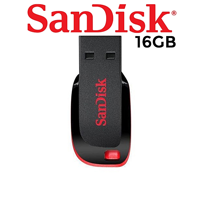 Buy Sandisk 16GB Cruzer Blade Flash Drive - Black @ Best ...