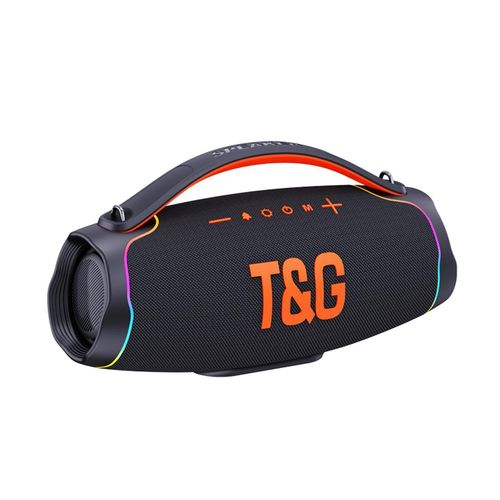 TG 395 PRO Outdoor & indoor Bluetooth Speaker: 110W Loud Sound, IPX5 Waterproof with 20H Playtime, Fast Charge, Bass, TWS, Portable Wireless Speakers with Light Show for House, Party, Projector, Beach (Black)