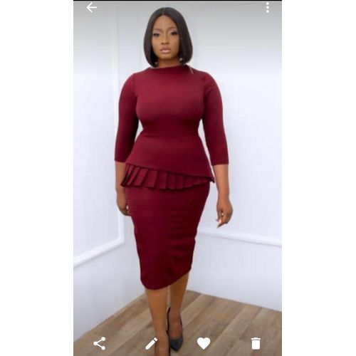 Elegant And Stylish Fashionable Corporate Gown
