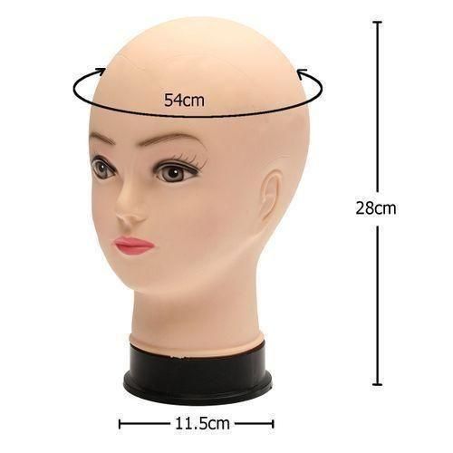 Female bald cosmetology mannequin head -1pc