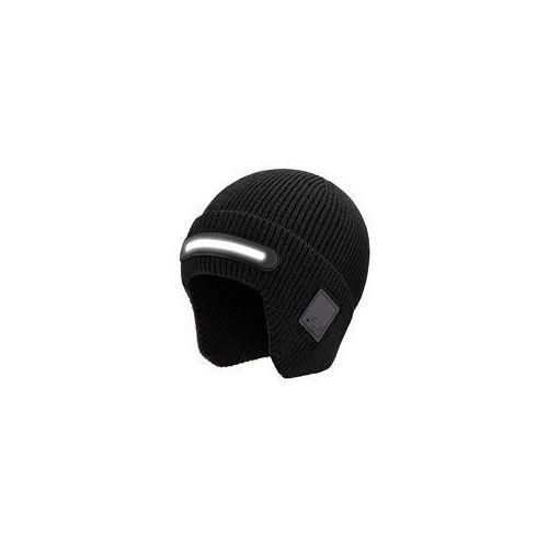 Unisex LED Light Head Warmer - Lighted Smart Beanie Cap - Ultra-Bright Front Headlamp, Thermal Knit Winter Hat