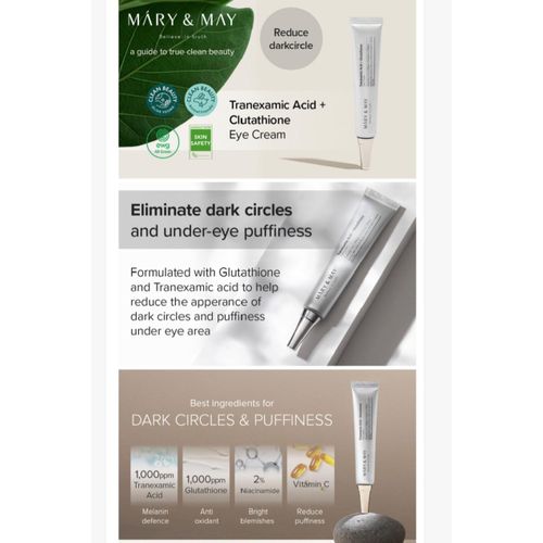 will glutathione make you poop Korean Under-Eye Treatment for Brightening Dark Circles + Tightening   Mystic Beauty & Skincare